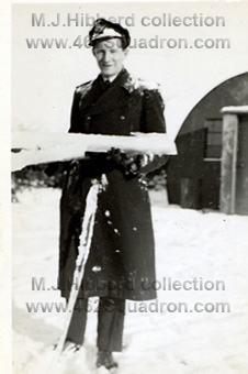 Bomb Aimer M.Frank at 1652 HCU, Marston Moor, Christmas 1944, later in 462 Squadron.